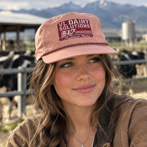 VL Dairy Retro Hat Flat Brim